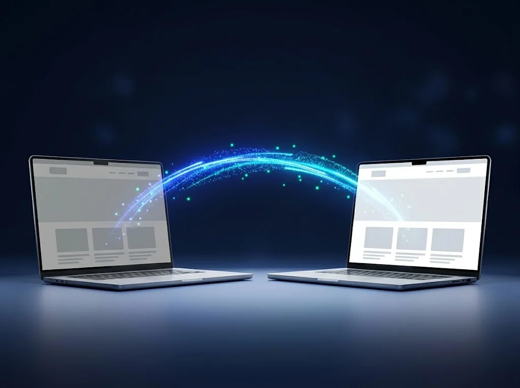 A WordPress site migrating from an old host to TOSHOST with zero downtime